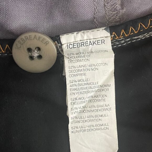 Icebreaker Merino Wool Destiny Mini Skirt Gray Women's Size 8 Hiking Outdoors - Picture 8 of 9